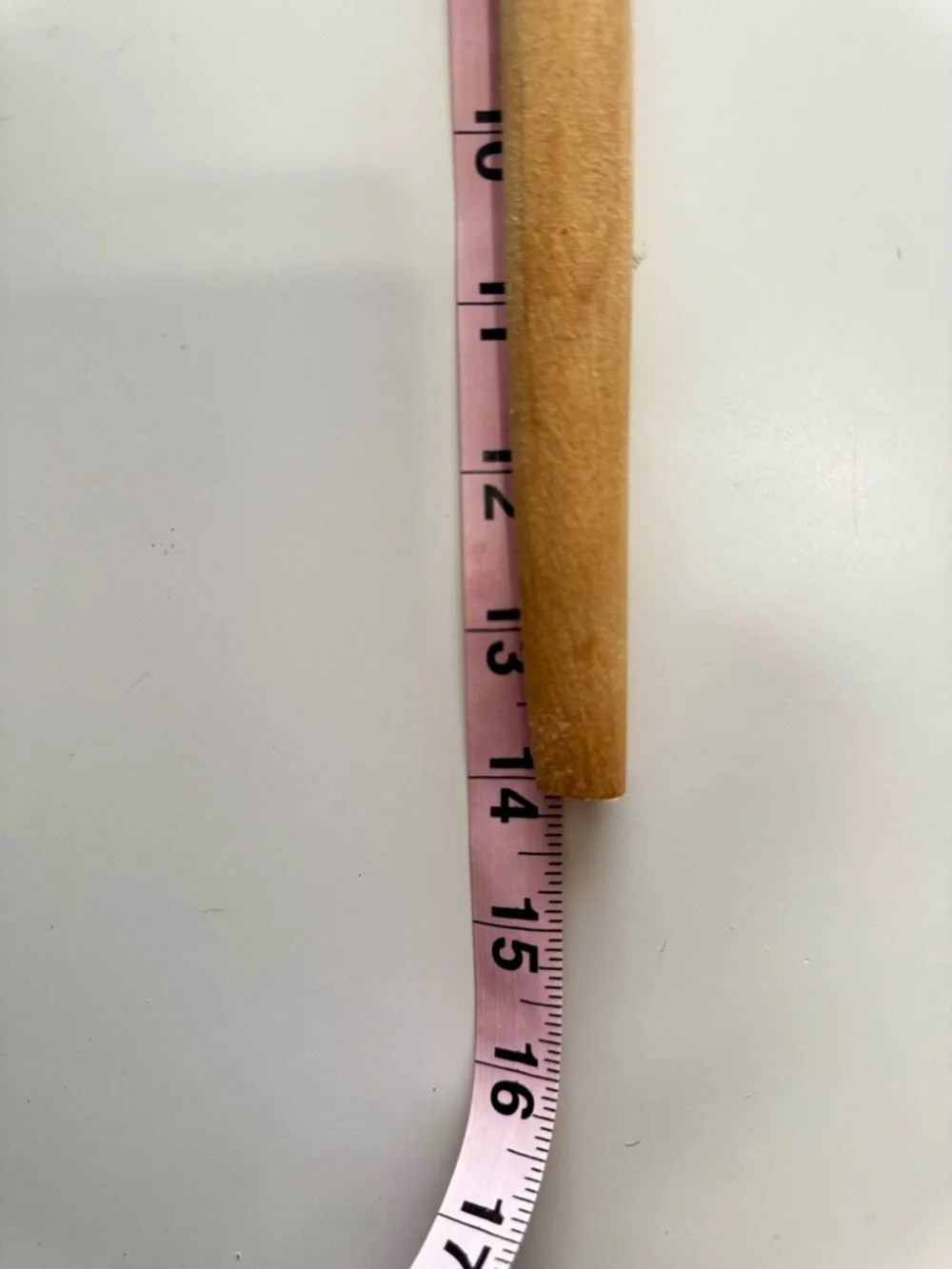 VINTAGE Solid Wood Old Handmade Heavy Wooden Long-Handled Spoon